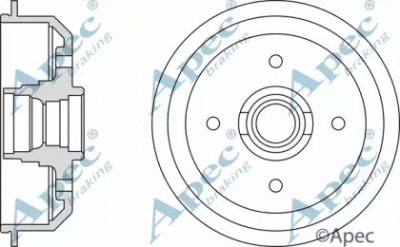 APEC BRAKING drm9110 -  Тормозной барабан